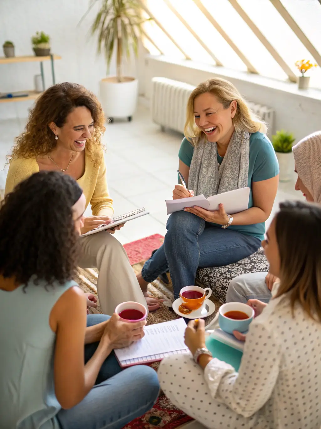 A group photo of participants from a GYAL UP program, smiling and connecting with each other, highlighting the sense of community and belonging fostered by the organization.